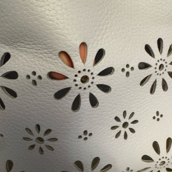 Kate Spade Periwinkle Floral Cutout Tote - Picture 3 of 4